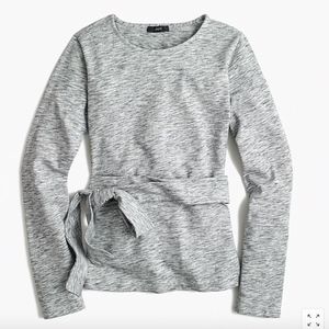 J. Crew Belted Crossback Top